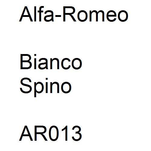 Alfa-Romeo, Bianco Spino, AR013.